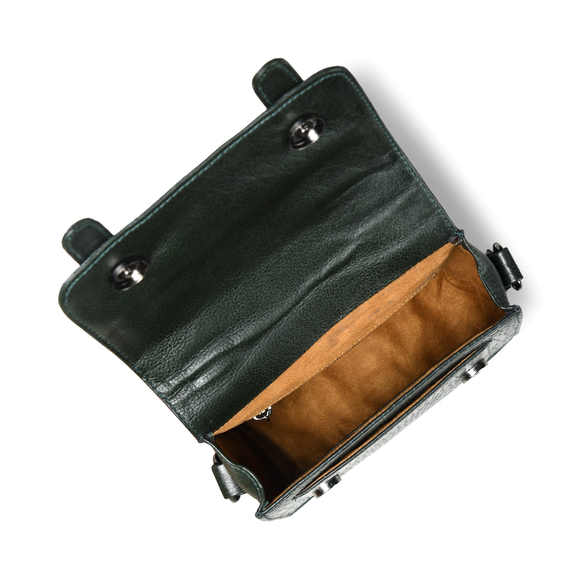 Urban Voyager Leather Belt Bag -Black Colour